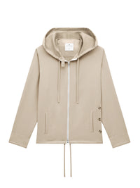 Zipped light twill Jacket - Sand