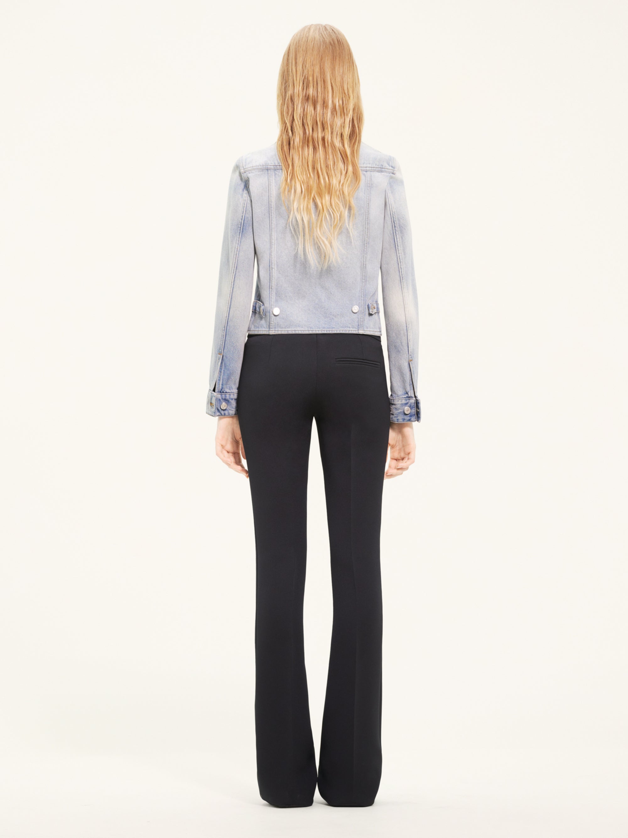 Multiflex denim trucker Jacket - Light Blue Wash