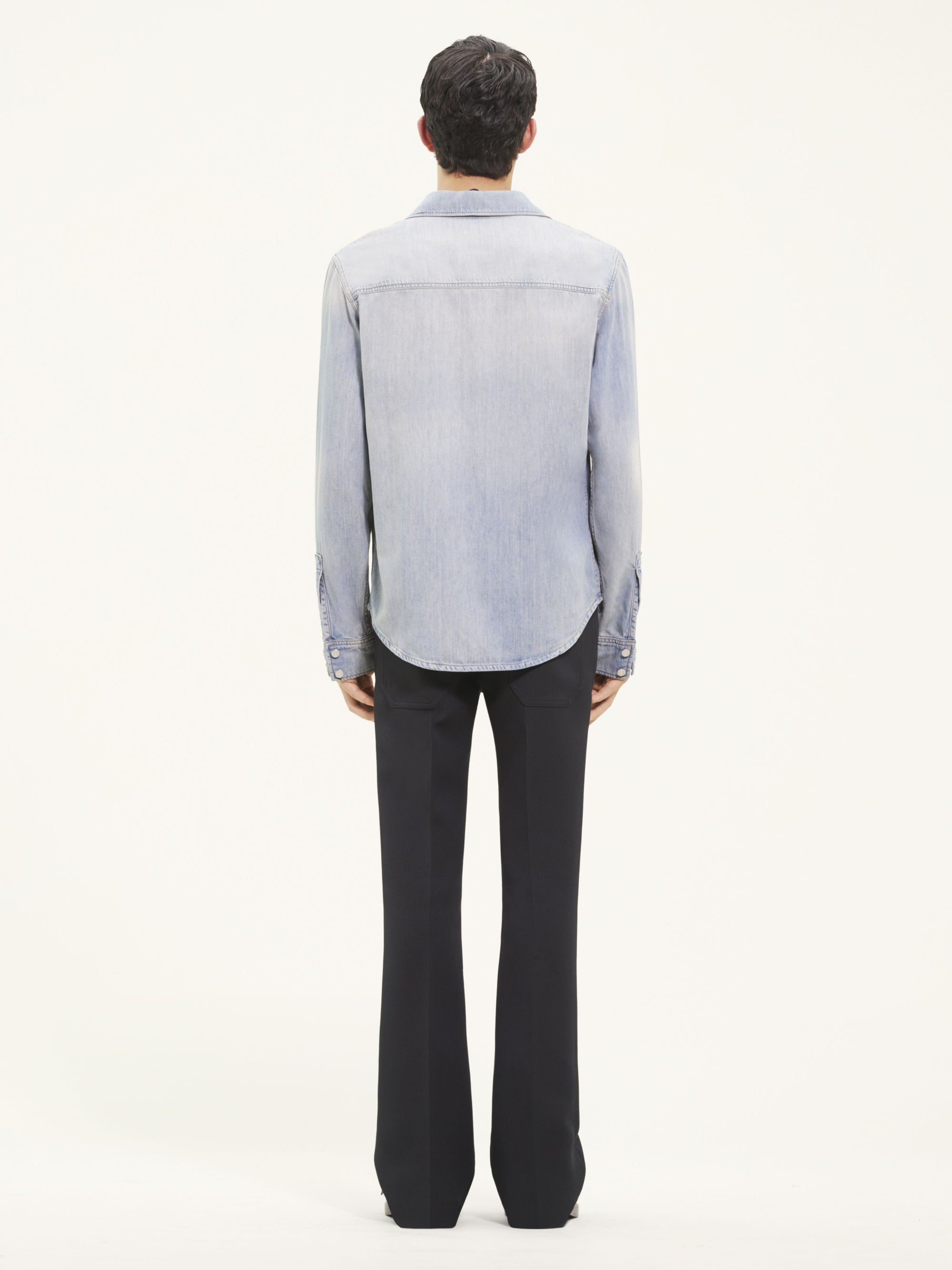 Western denim Shirt - Blue