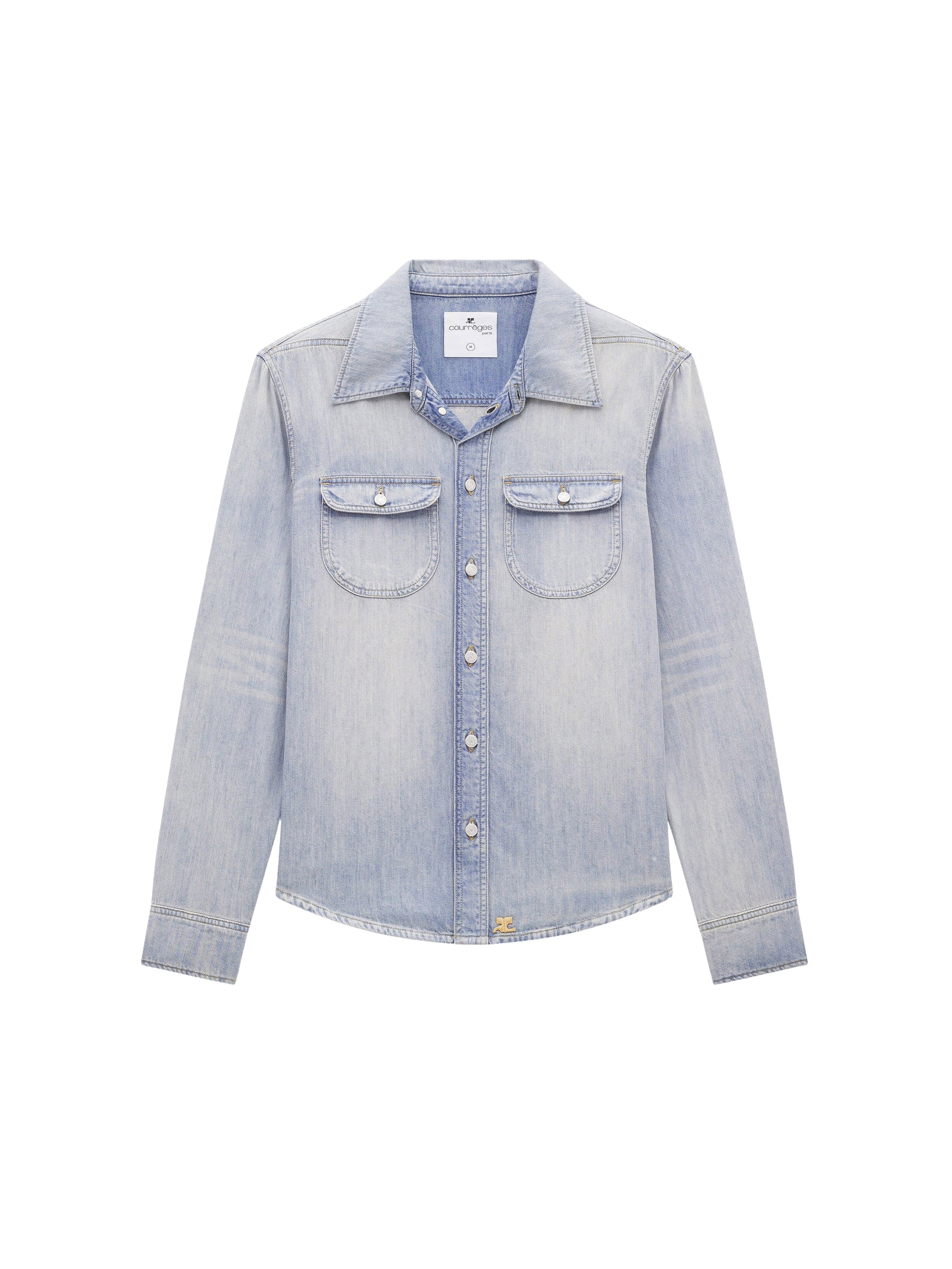 Western denim Shirt - Blue
