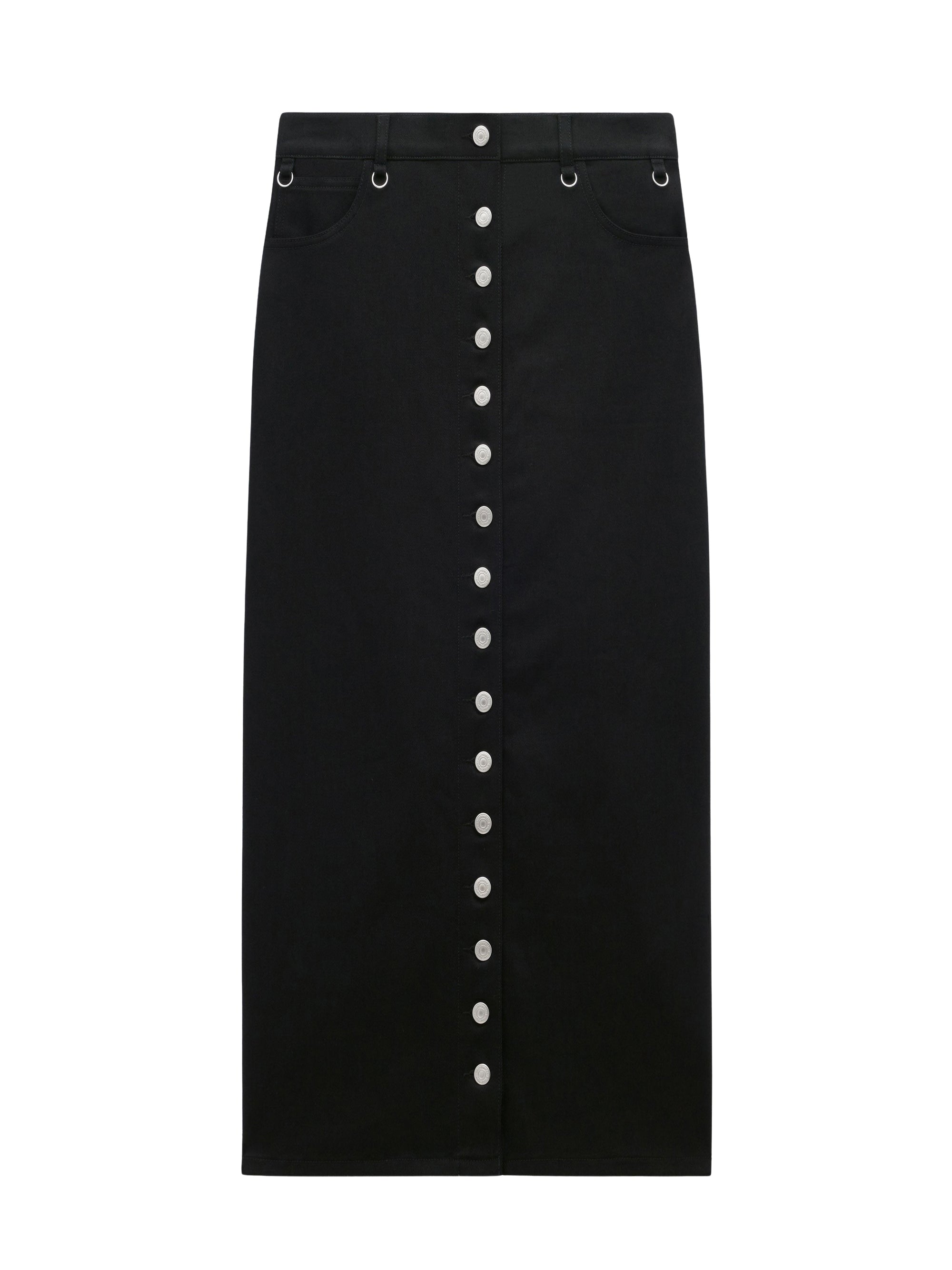 Multiflex denim Skirt - Black