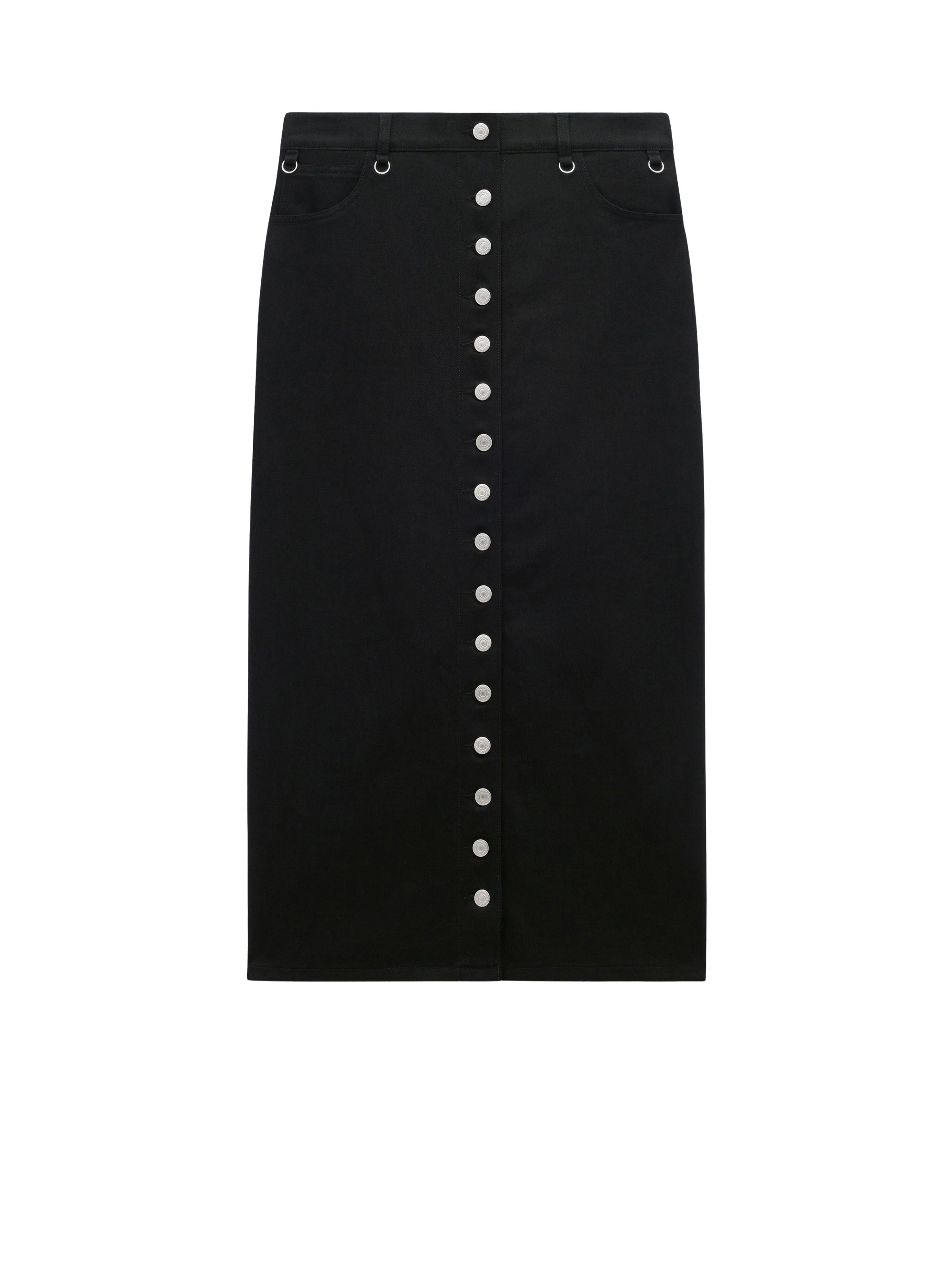 Multiflex denim Skirt - Black