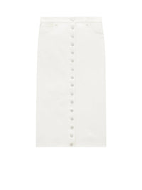 Multiflex denim Skirt - Heritage White
