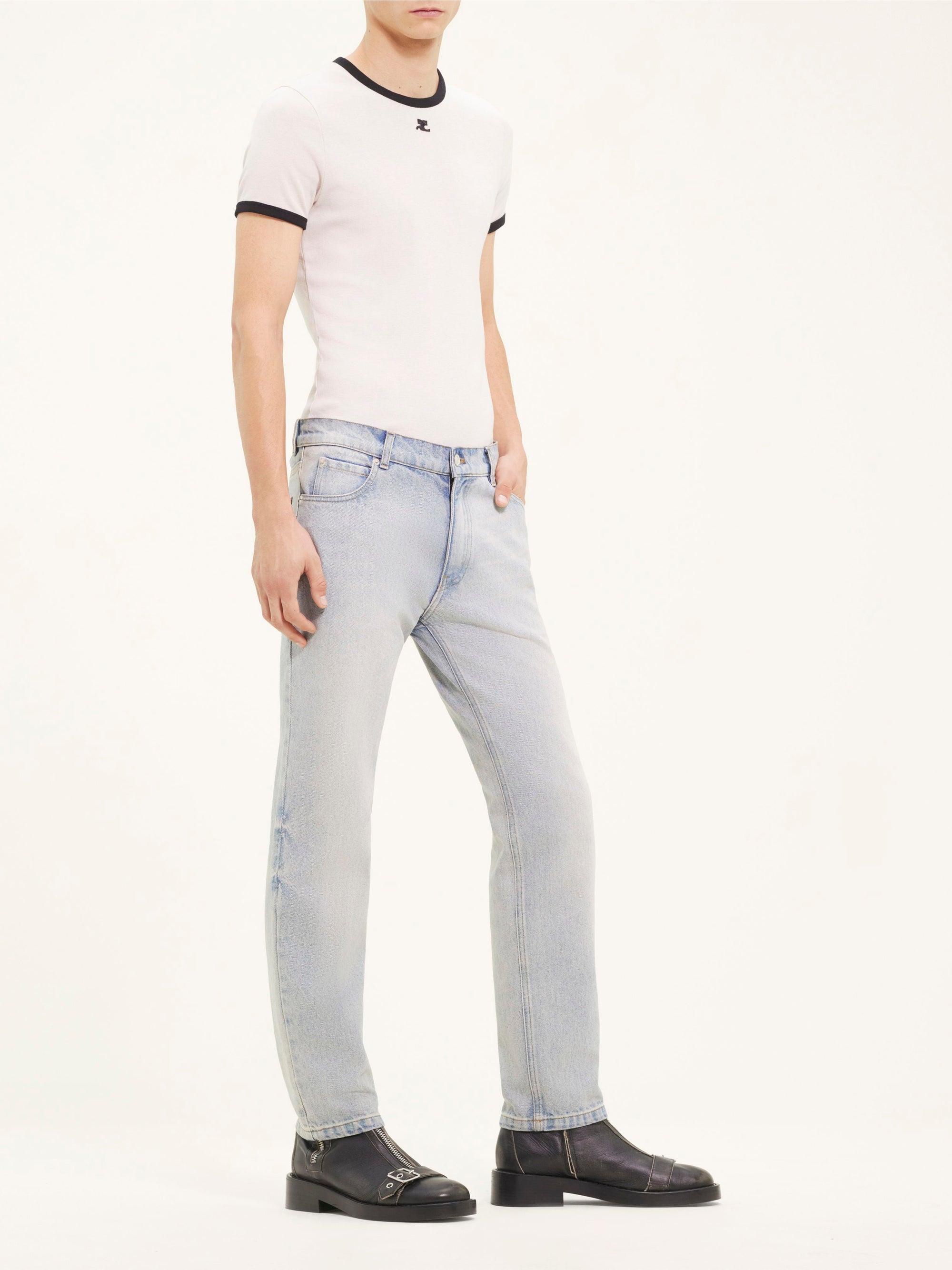 5-pocket denim Pant - Light Blue Wash