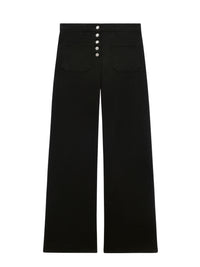 Multiflex denim baggy Pant - Black