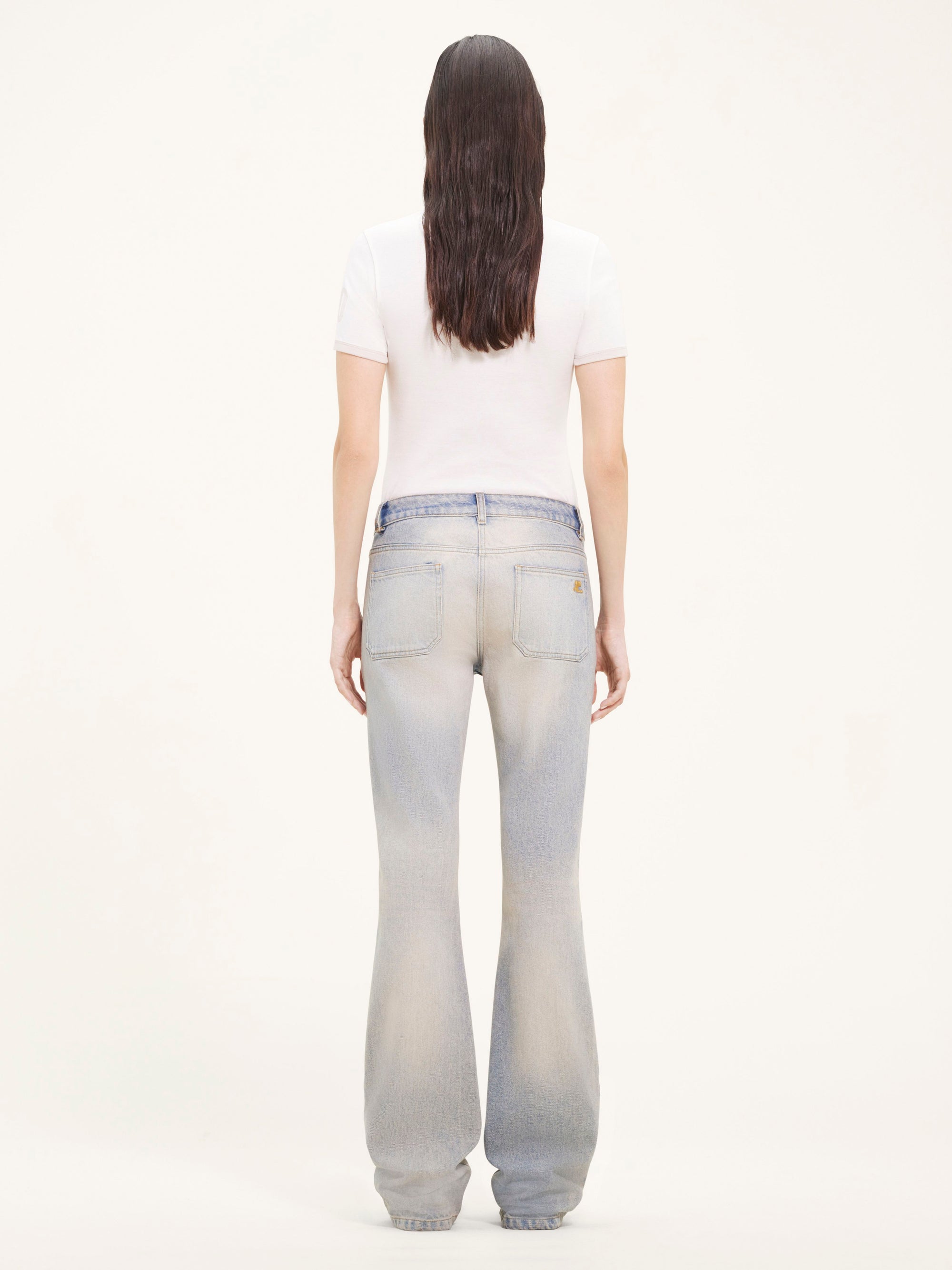 Multiflex denim bootcut Pant - Light Blue Wash