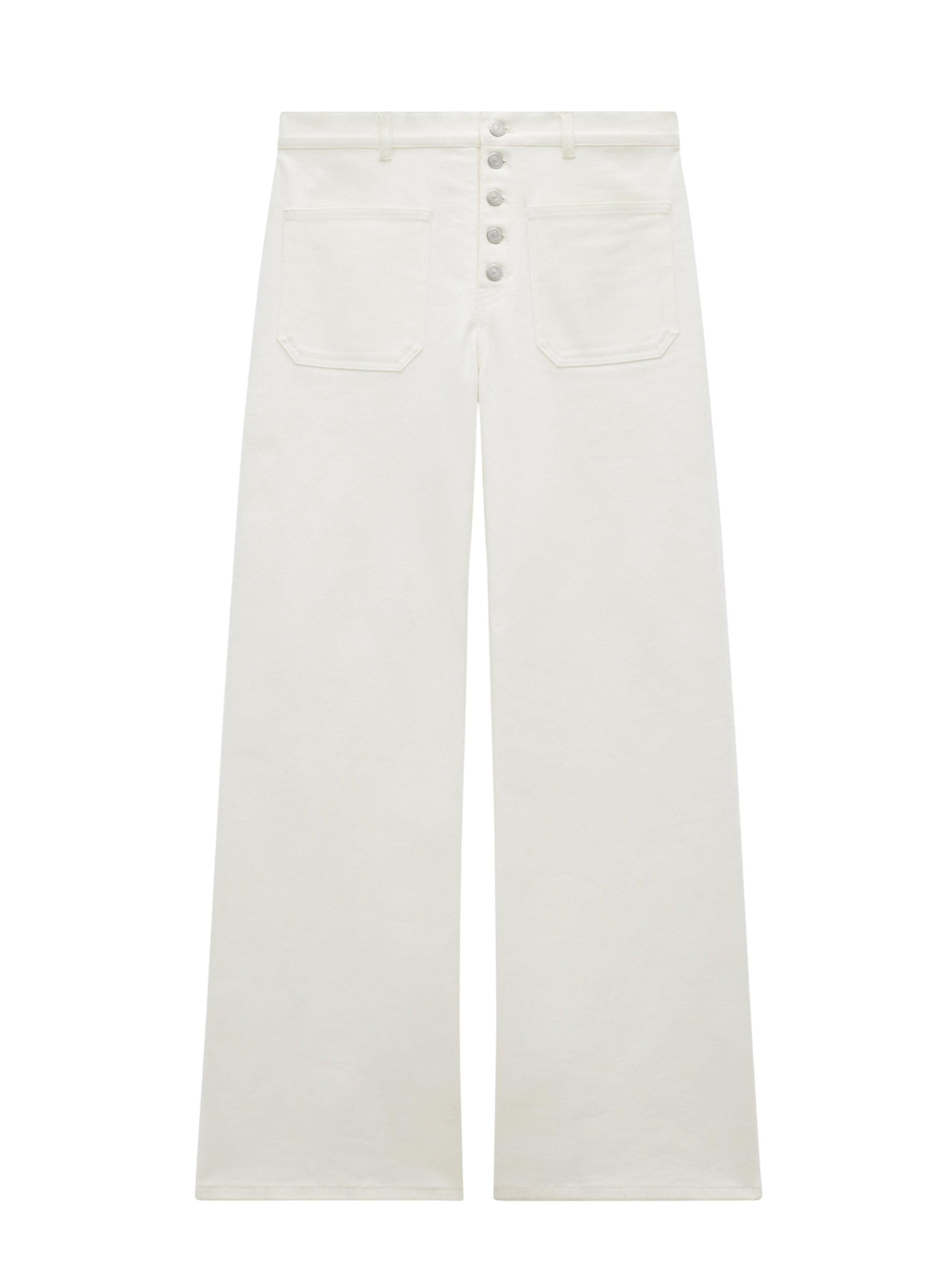 Multiflex denim bootcut Pant - White
