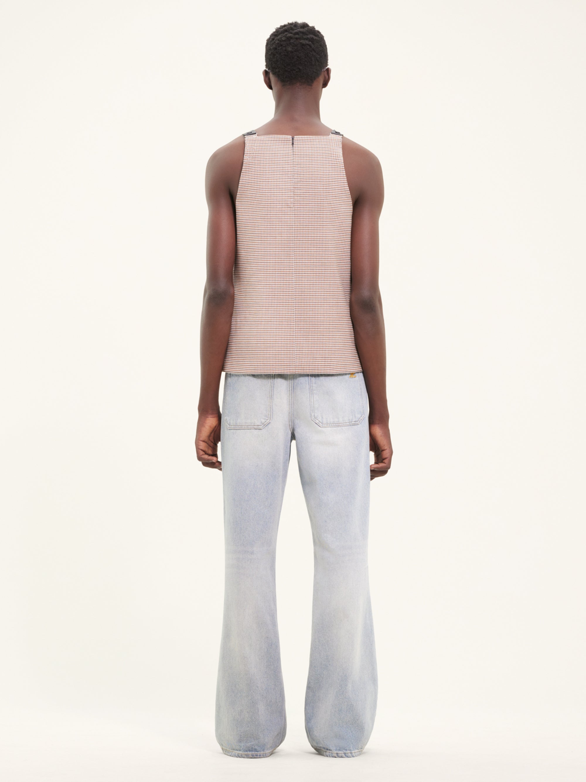 Multiflex denim baggy Pant - Light Blue Wash