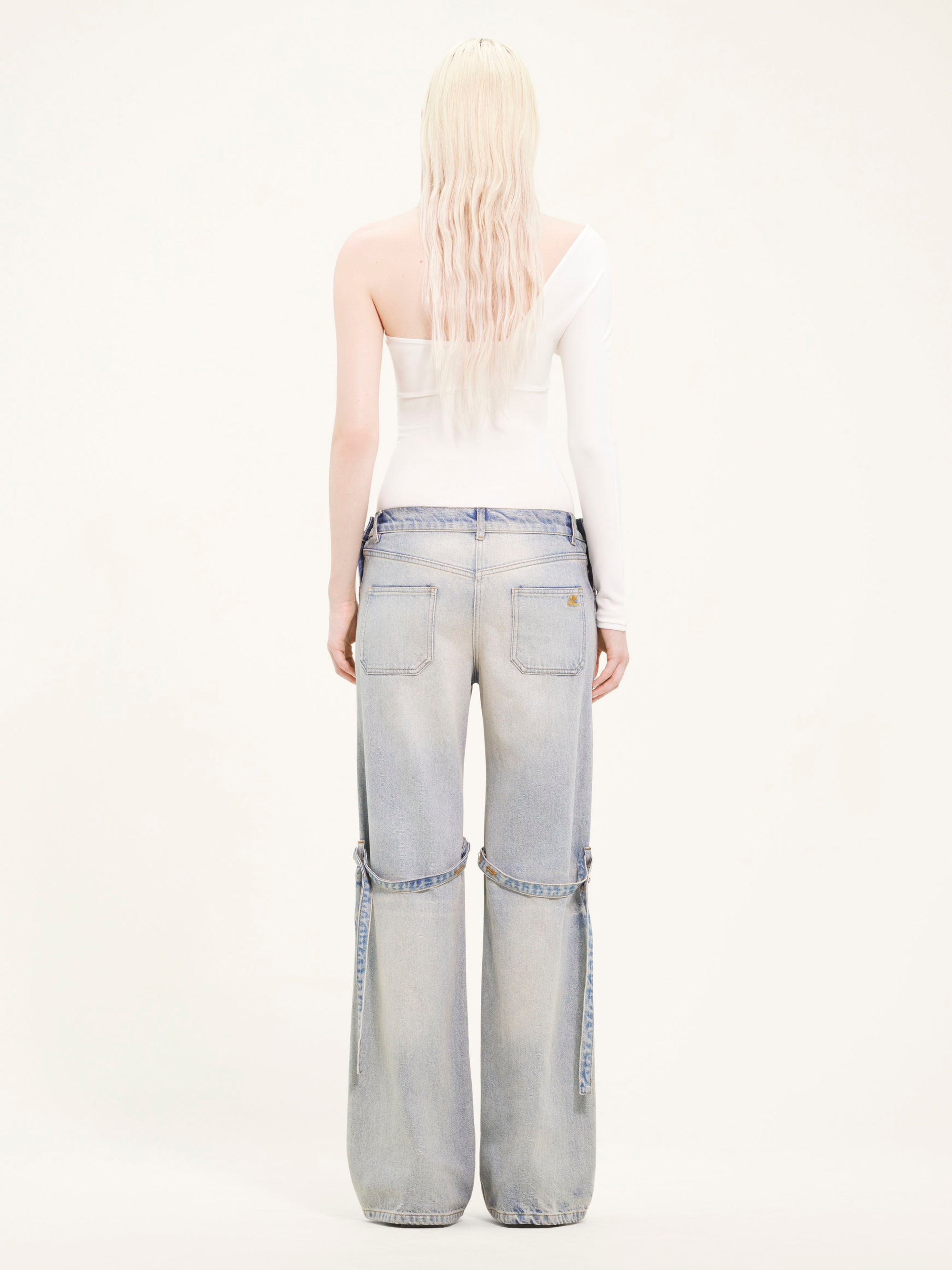 Sailor denim baggy Pant - Light Blue Wash