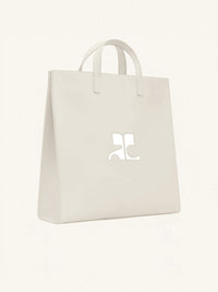 Heritage Leather Tote Bag - Grey