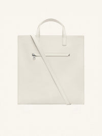 Heritage Leather Tote Bag - Grey