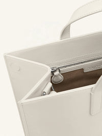 Heritage Leather Tote Bag - Grey