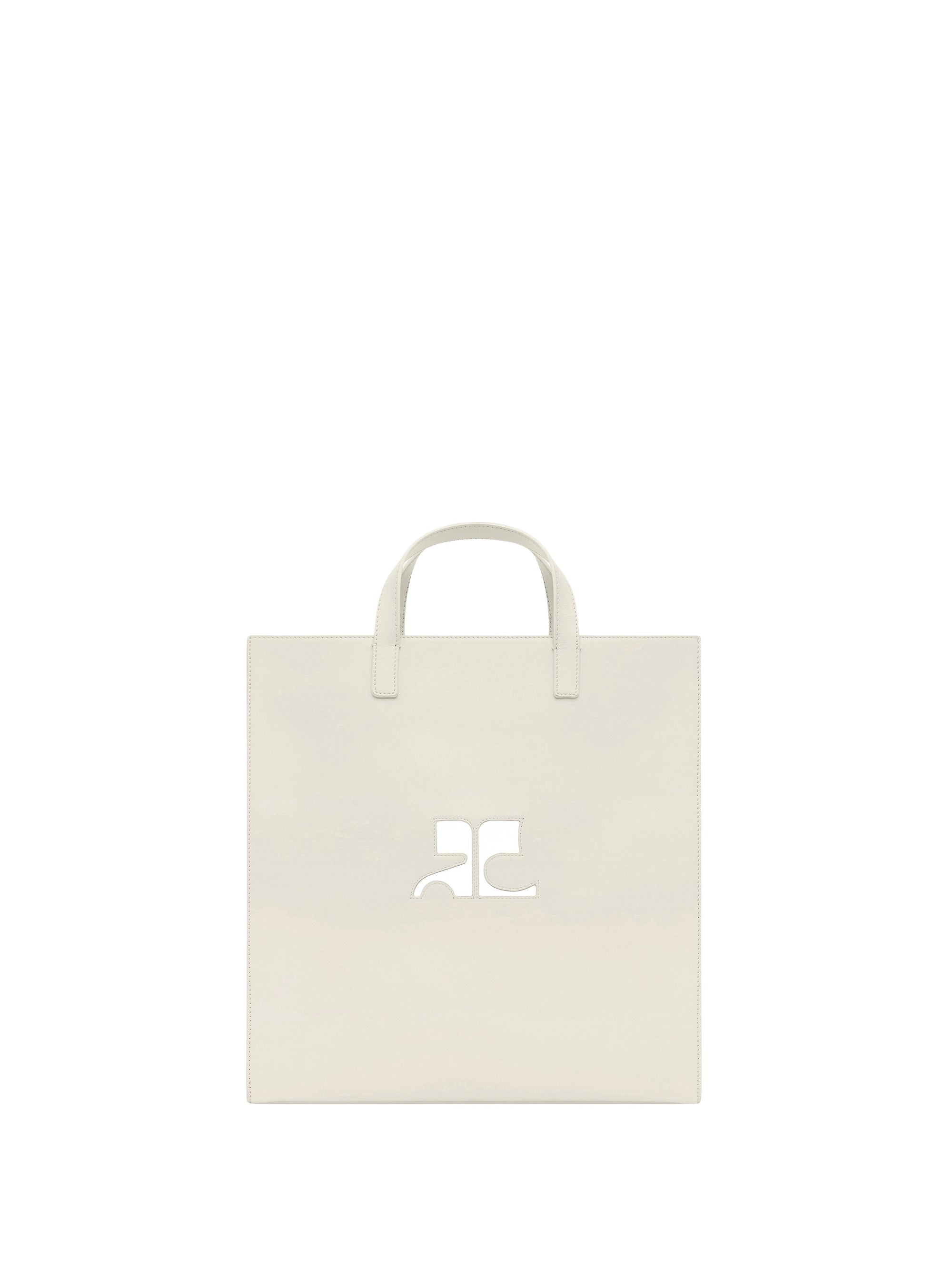 Heritage Leather Tote Bag - Grey