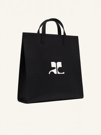 Heritage leather tote Bag - Black