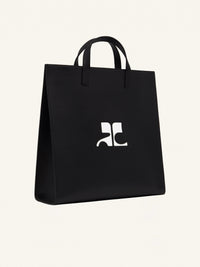 Heritage Leather Tote Bag - Black