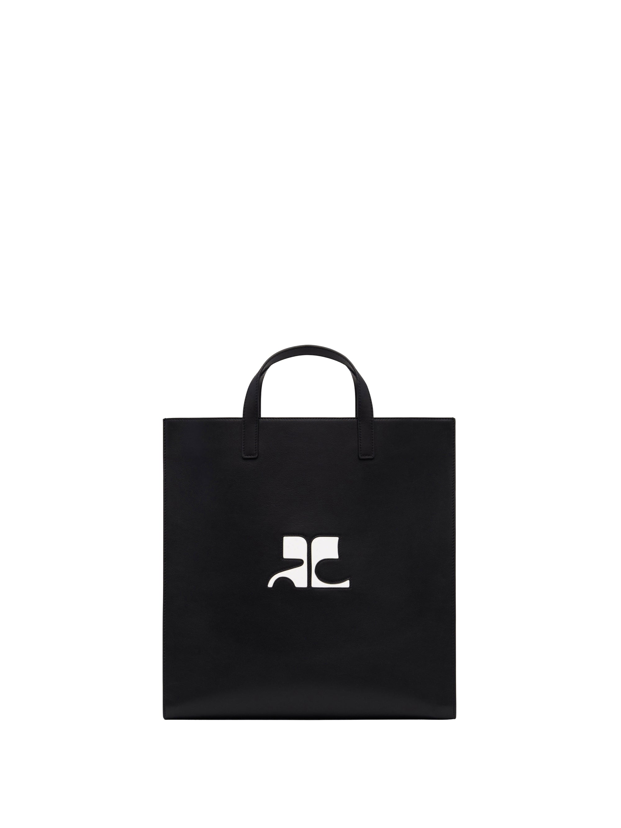Heritage Leather Tote Bag - Black