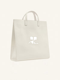 Heritage naplack leather tote Bag - Mastic Grey