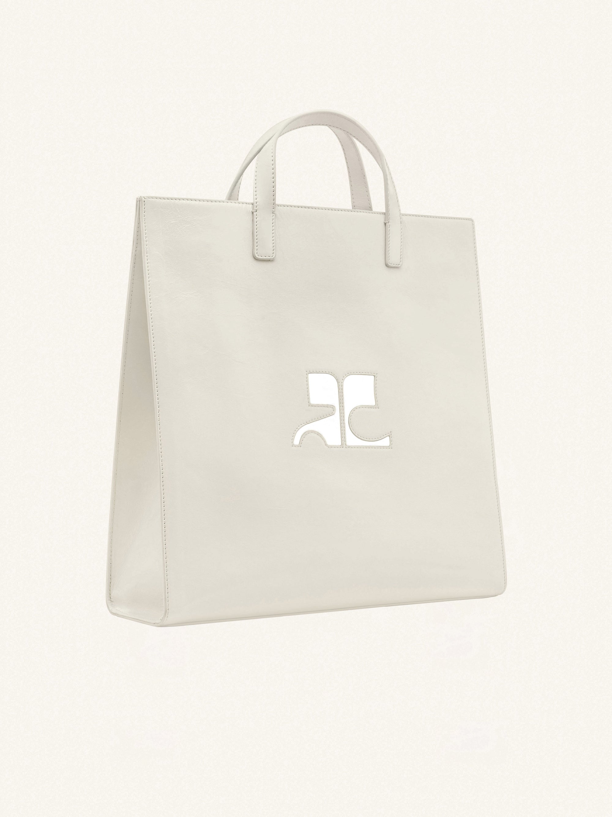 Heritage naplack leather tote Bag - Mastic Grey