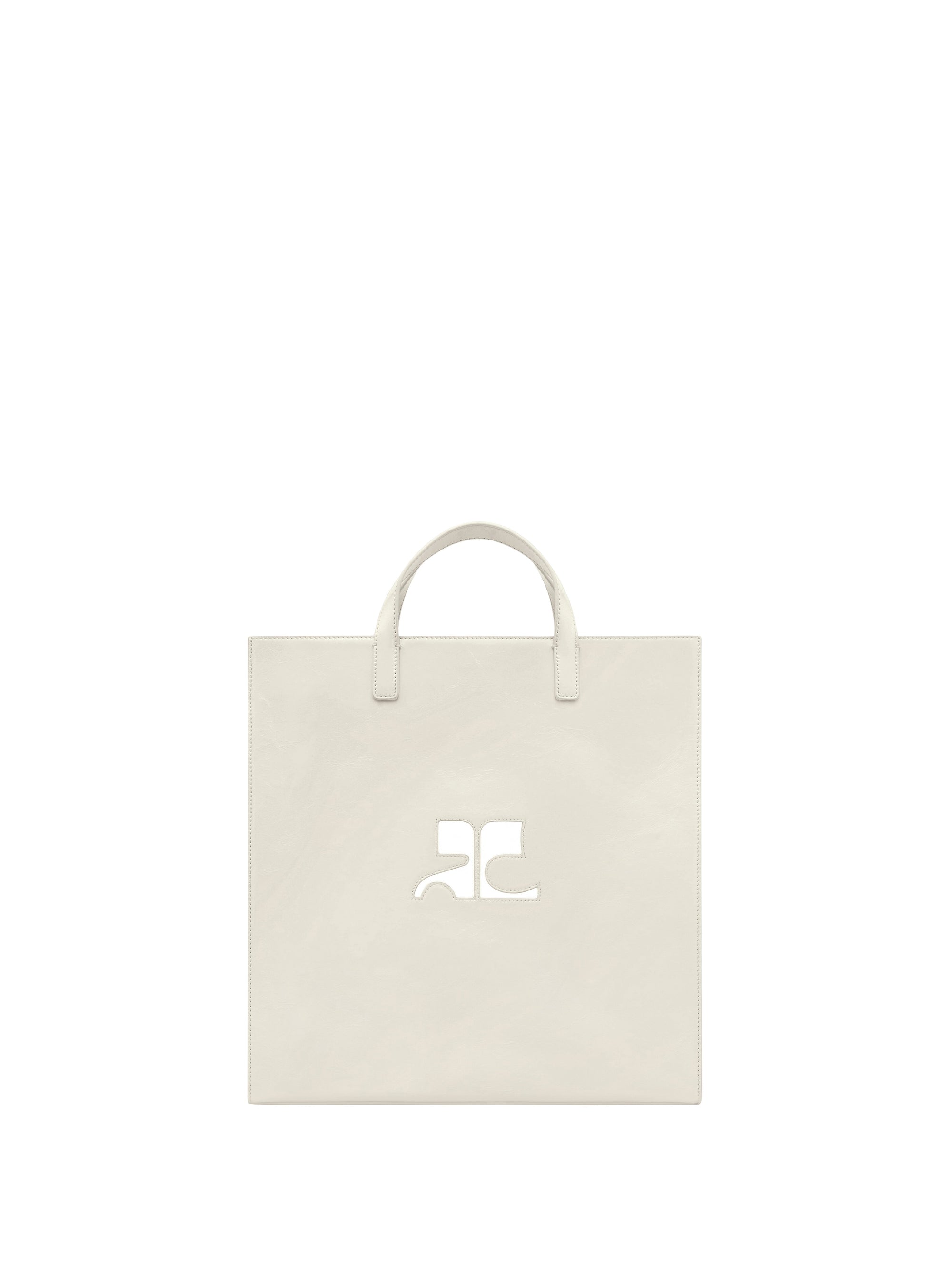 Heritage Naplack Leather Tote Bag - Grey