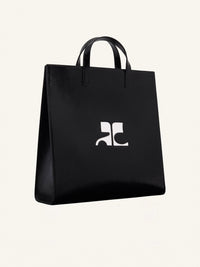 Heritage Naplack Leather Tote Bag - Black