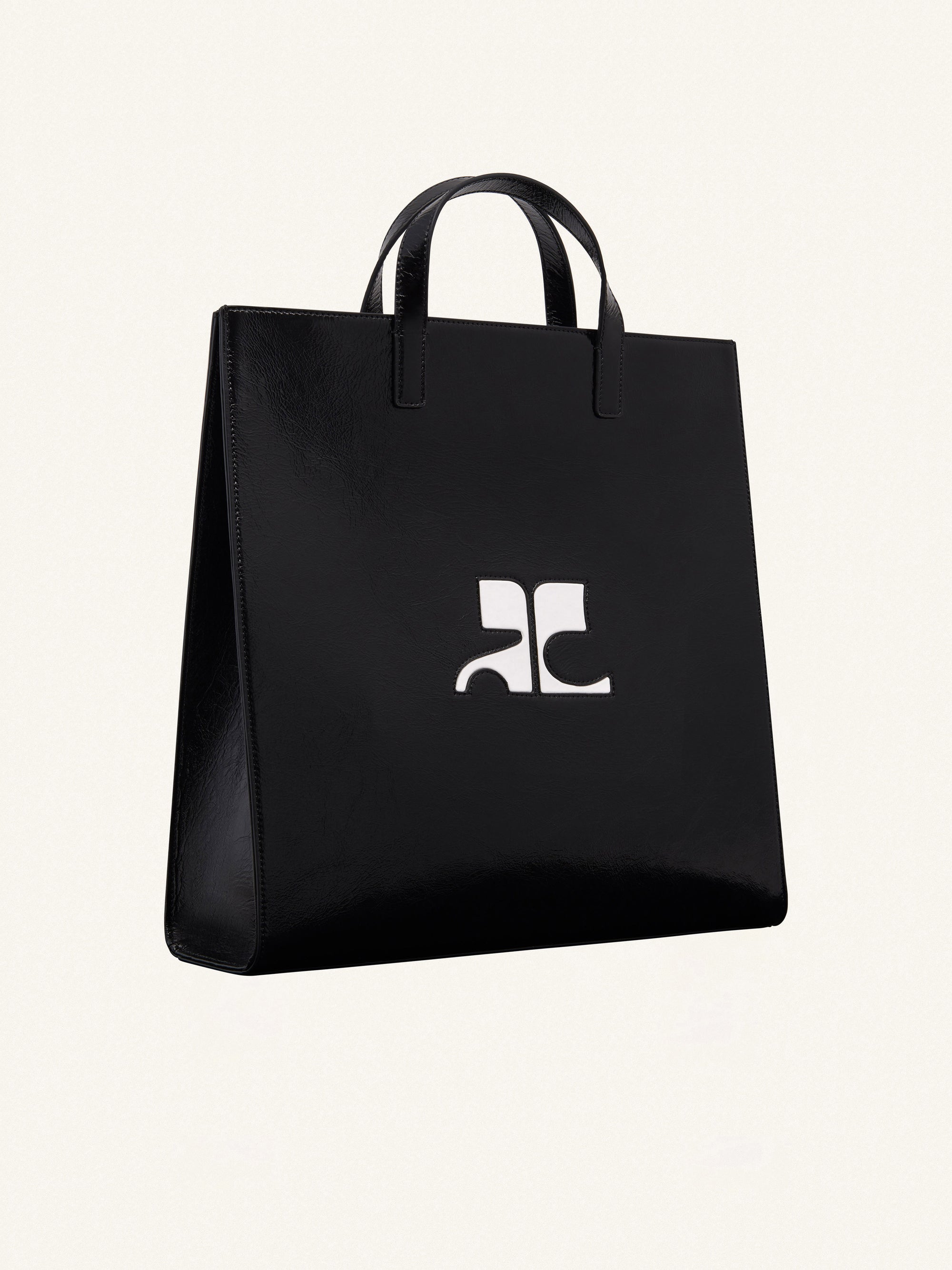 Heritage Naplack Leather Tote Bag - Black