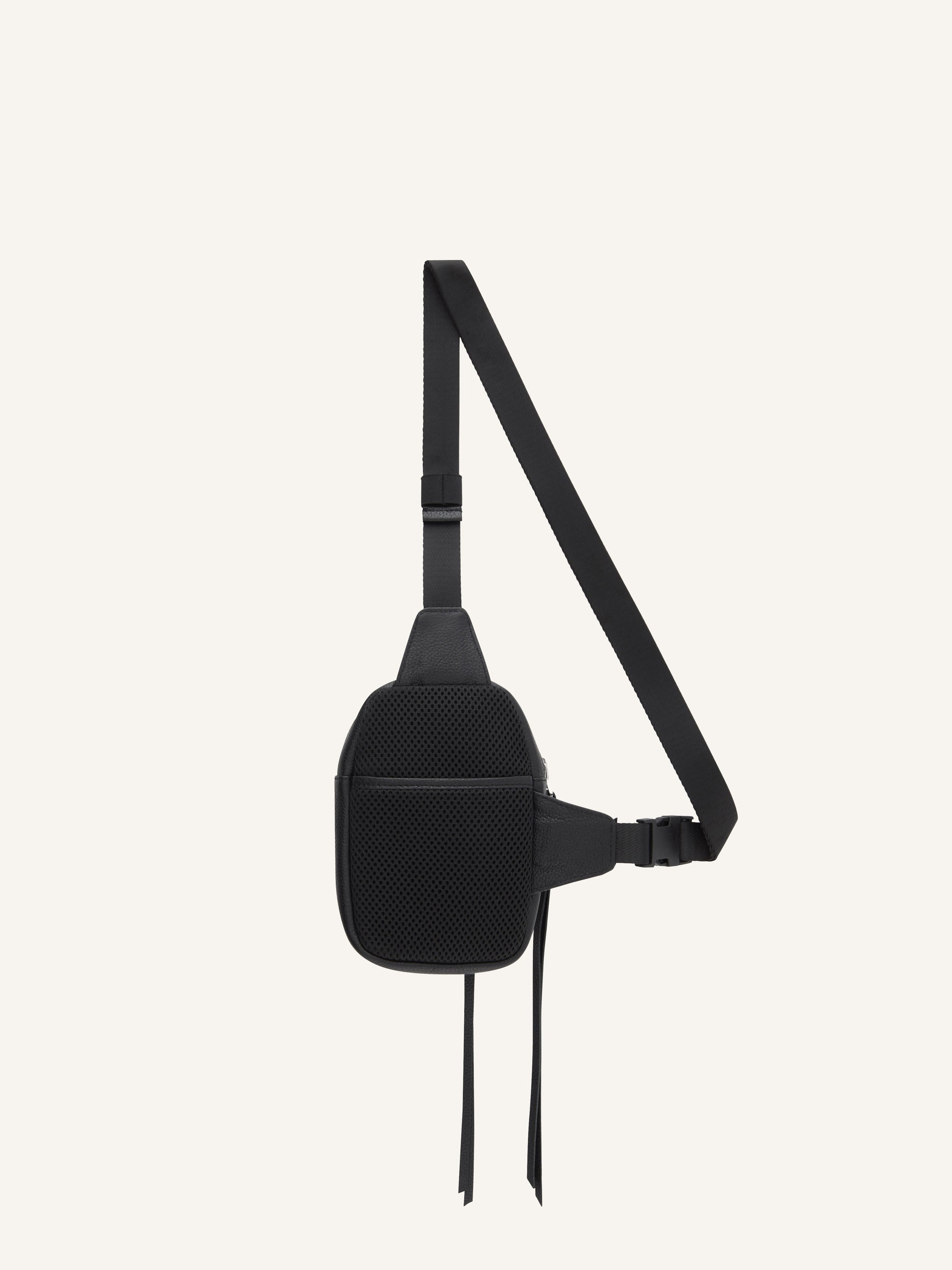 Canvas 01 leather Bag - Black