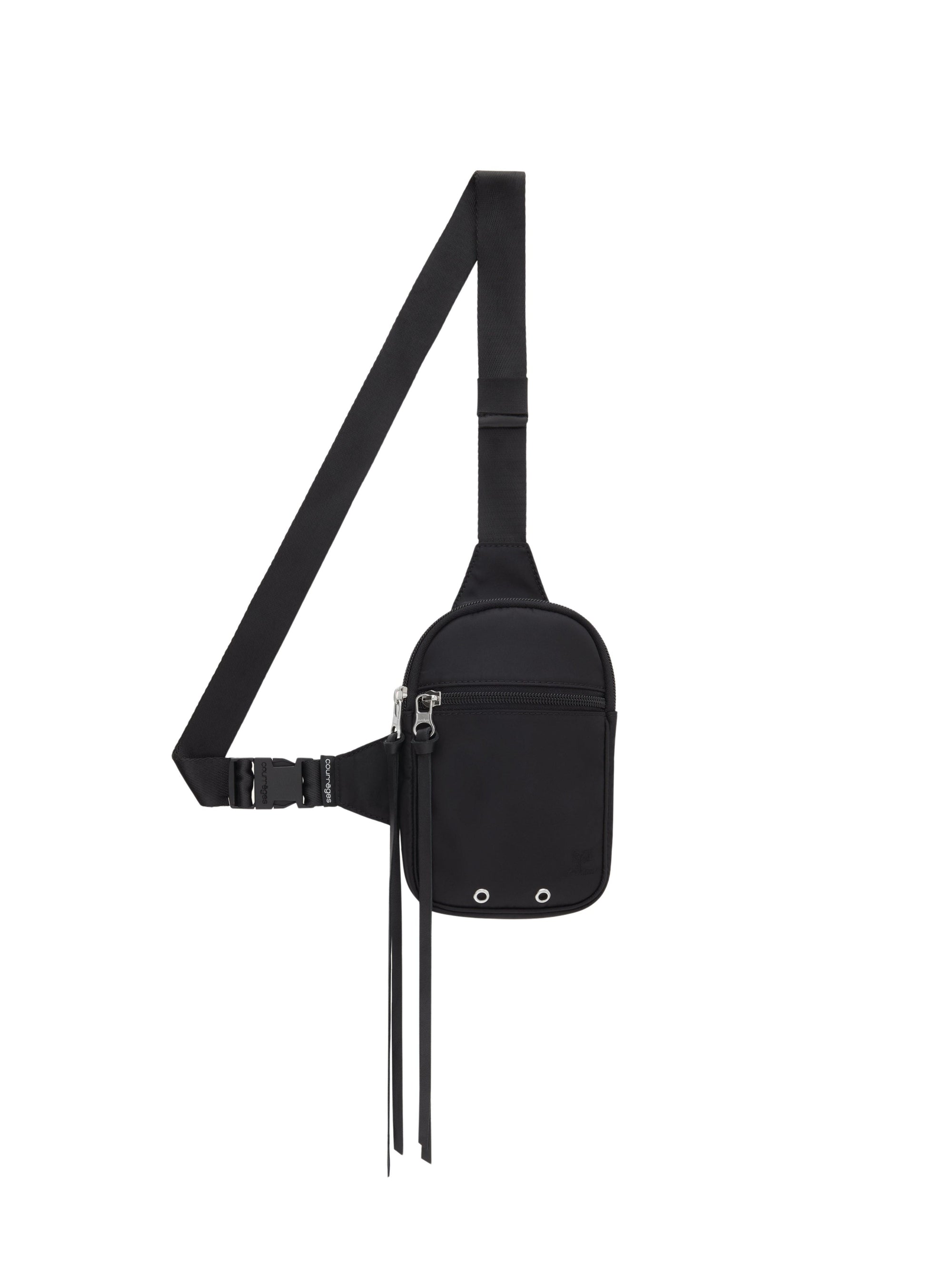 Canvas 01 nylon cross body Bag - Black