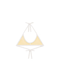 Buckle contrast Bra - Pollen & White