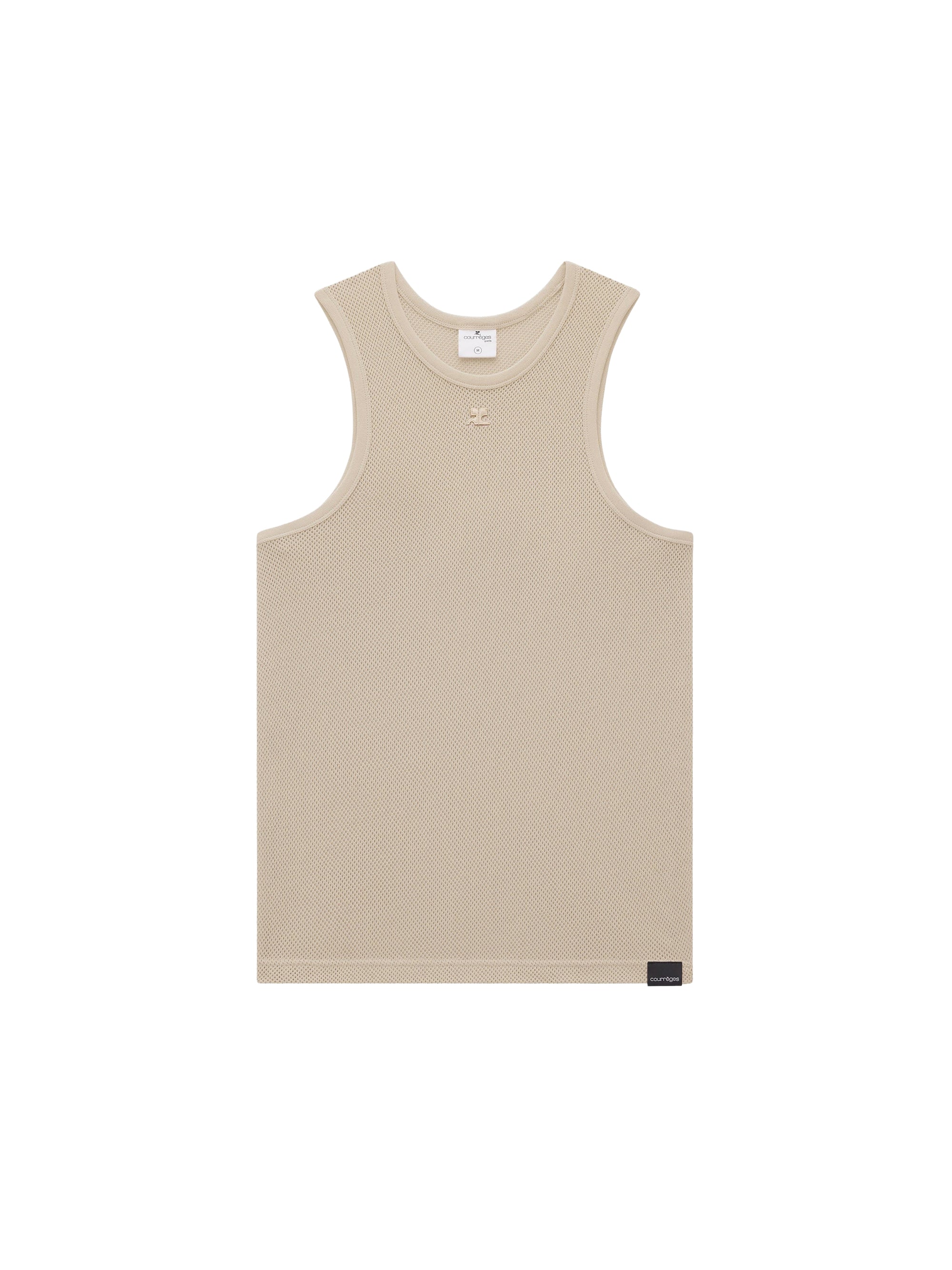 Sports mesh tank Top - Beige