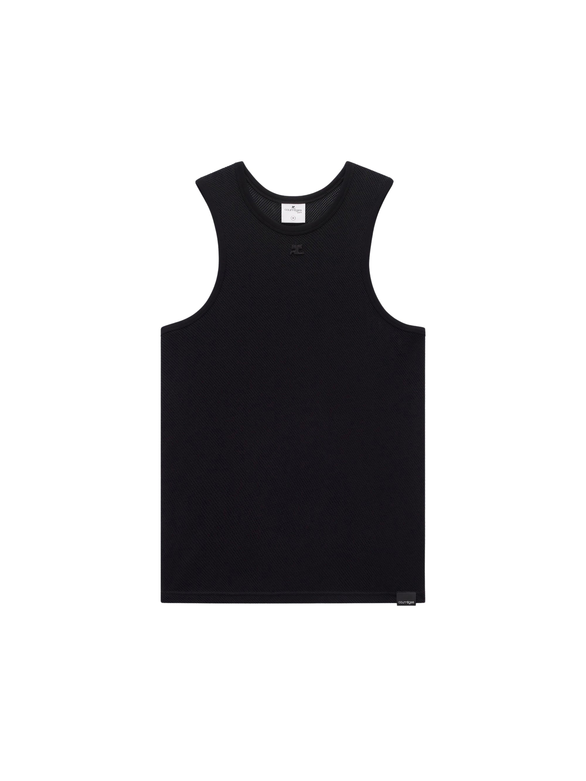 Sports mesh tank Top - Black