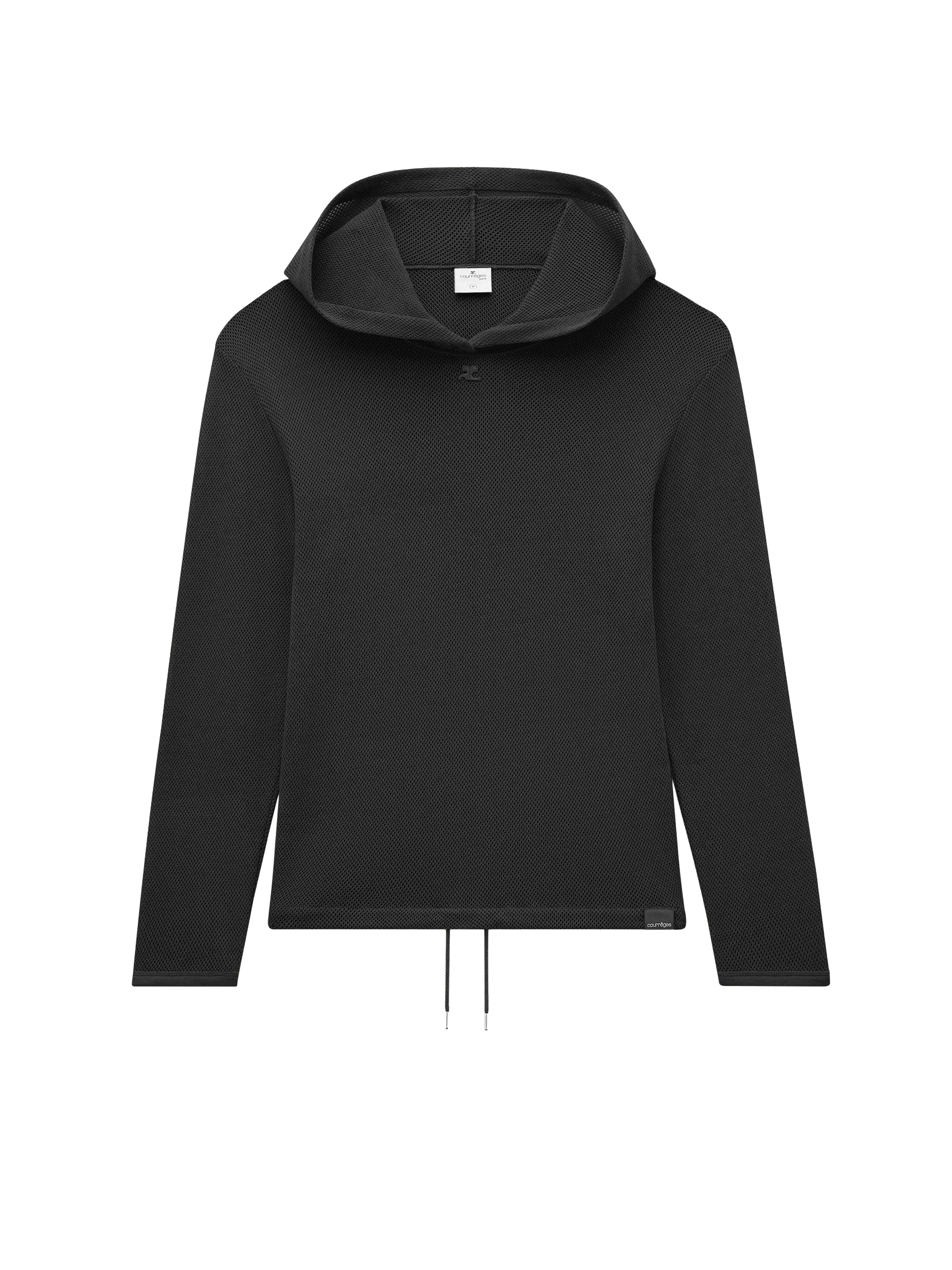 Ac mesh Hoodie - Black