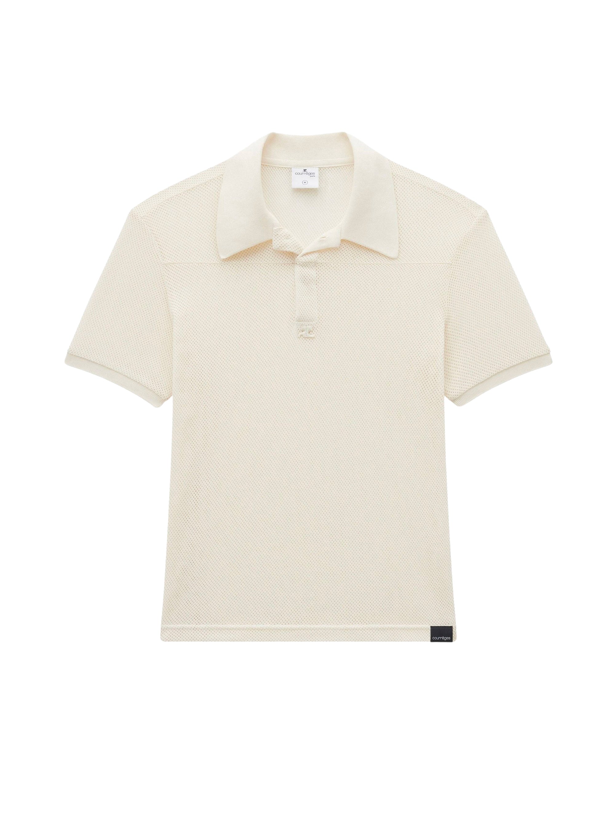 Ac mesh Polo - Natural
