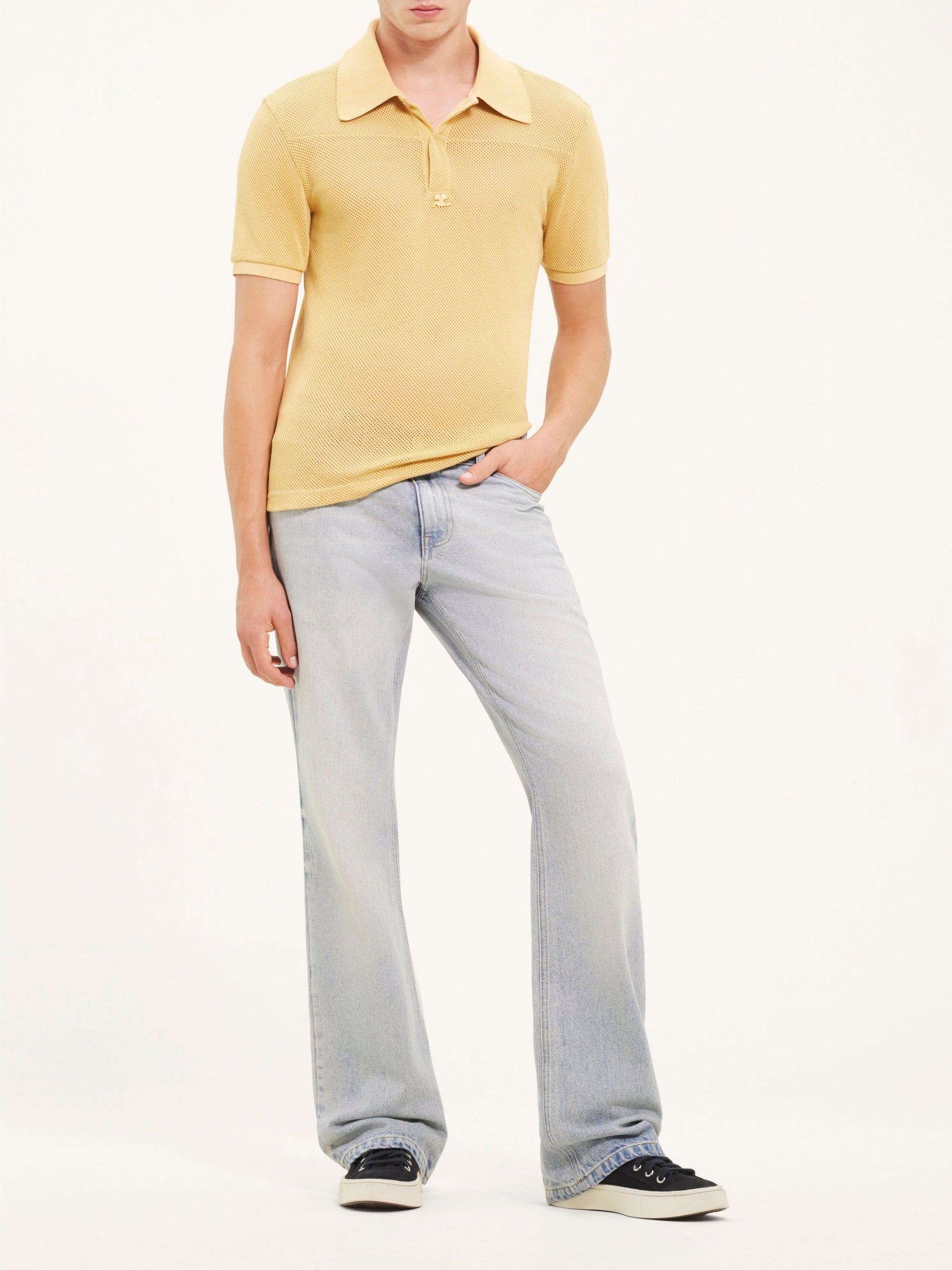 Ac mesh Polo - Pollen