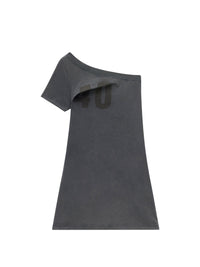 Tuba printed stonewashed Dress - Stonewashed Grey