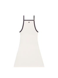 Buckle contrast Dress - Lime Stone & Black