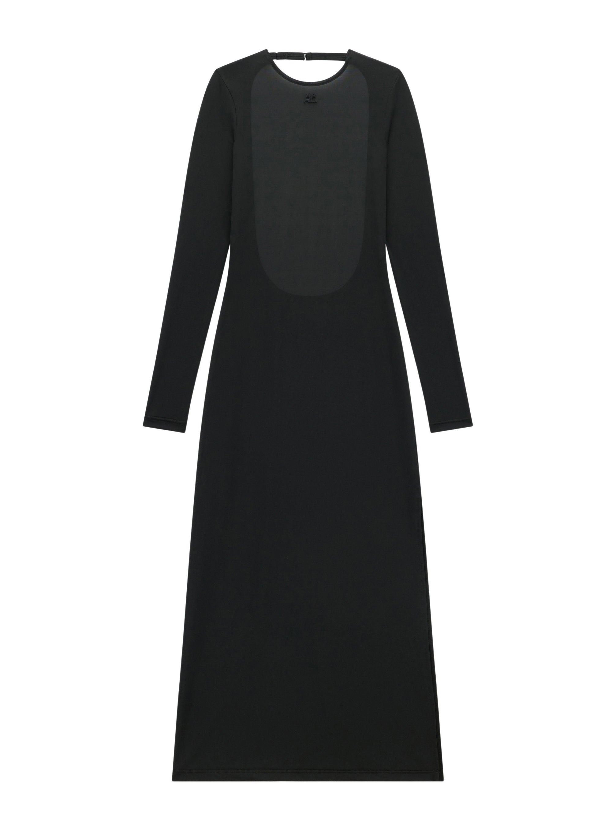 Tube 2nd skin long Dress - Black