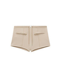 Interlock tracksuit mini Short - Beige