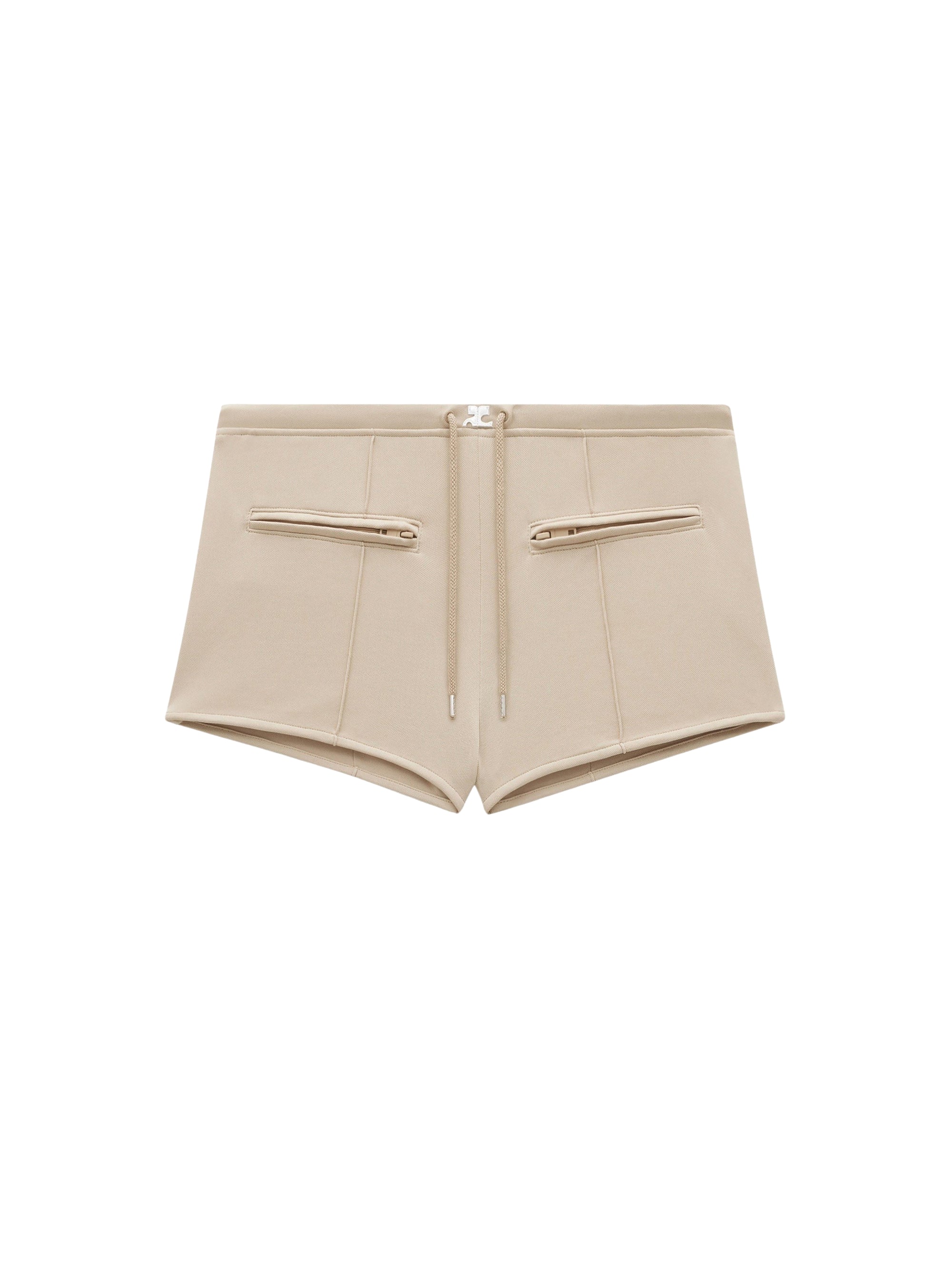 Interlock tracksuit mini Short - Beige