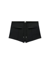 Interlock tracksuit mini Short - Black