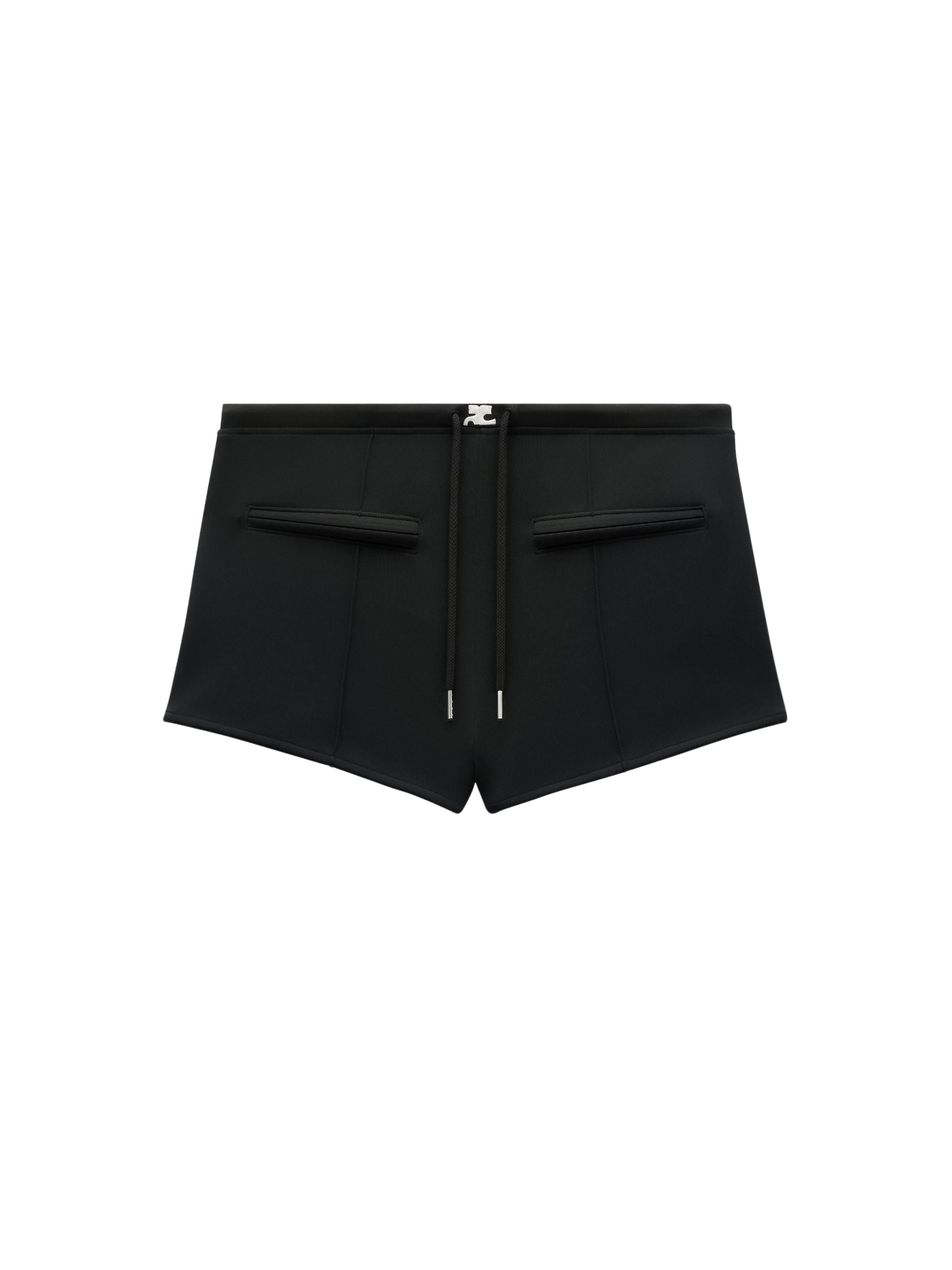 Interlock tracksuit mini Short - Black