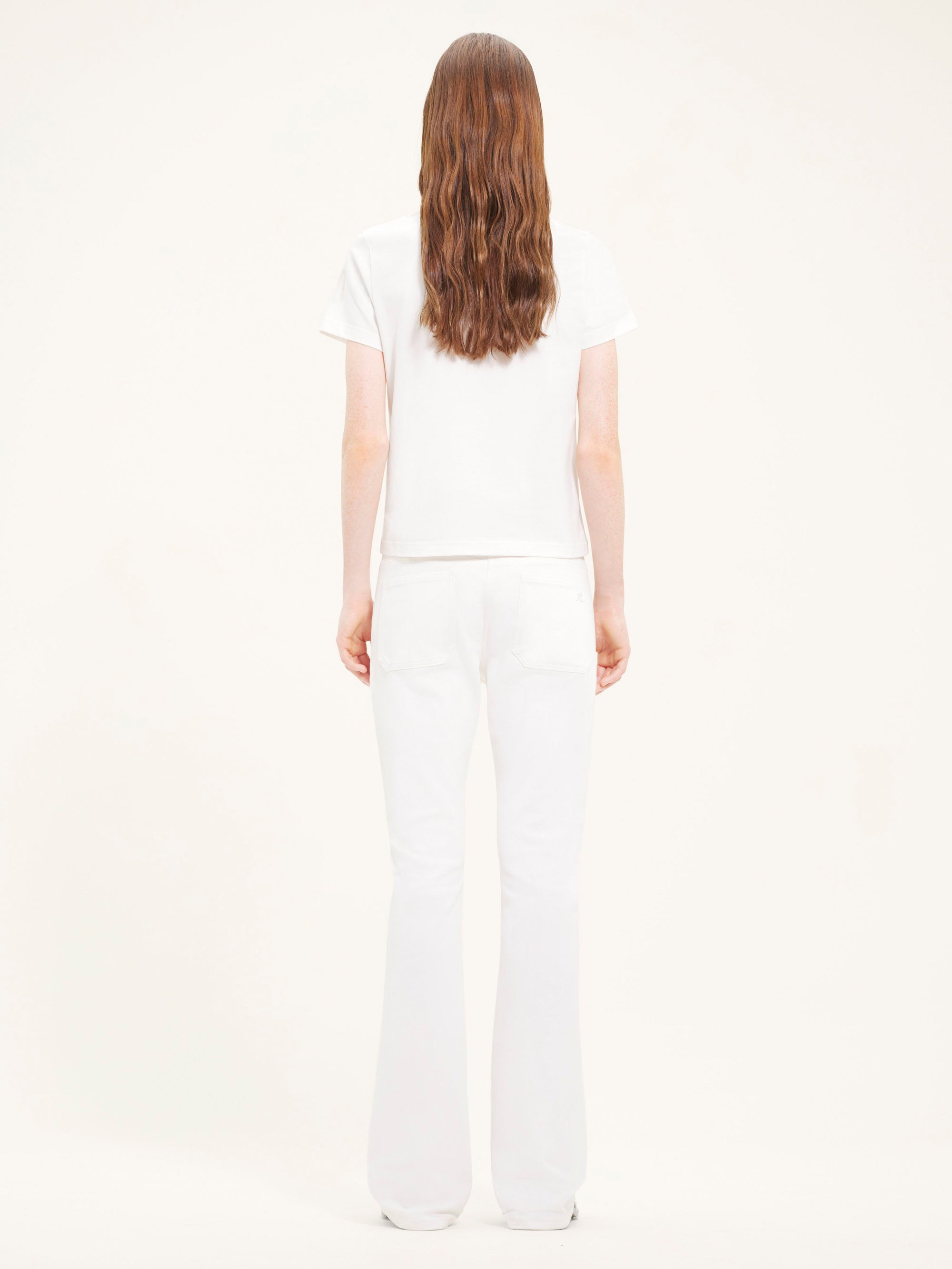Ac straight printed T-Shirt - Heritage White