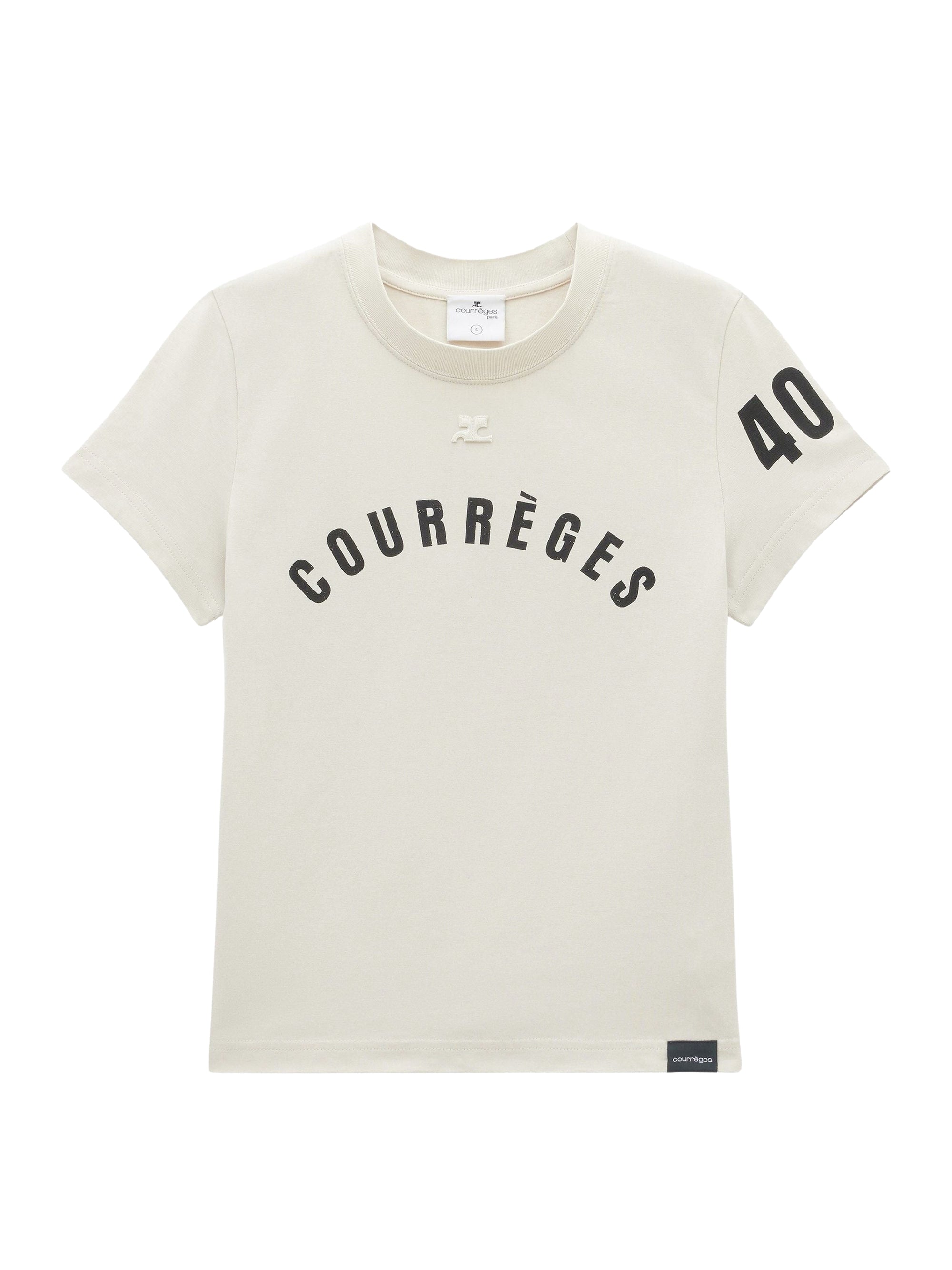 Ac straight printed T-Shirt - Lime Stone
