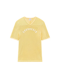 Baseball printed mesh T-Shirt - Pollen