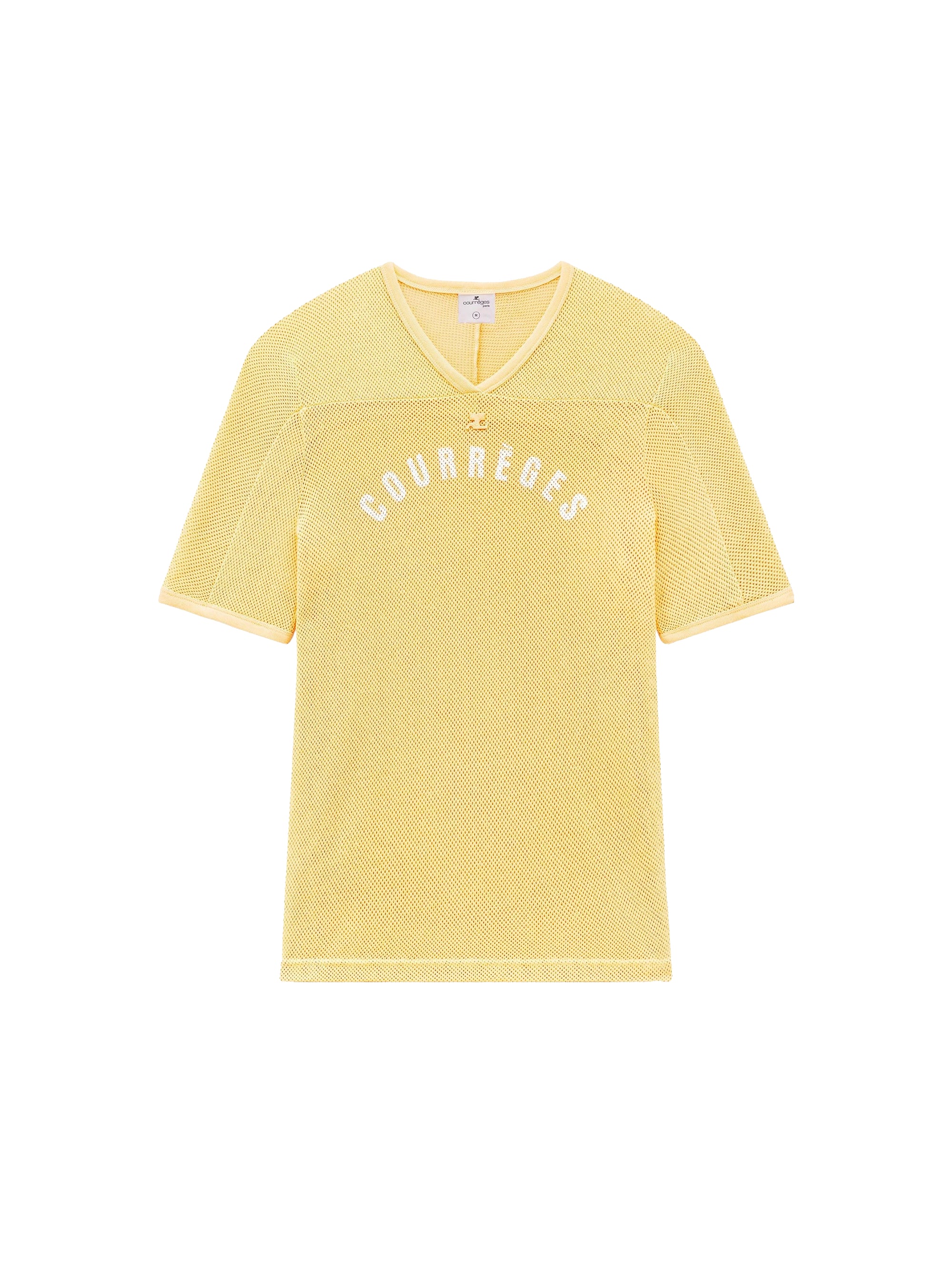 Baseball printed mesh T-Shirt - Pollen