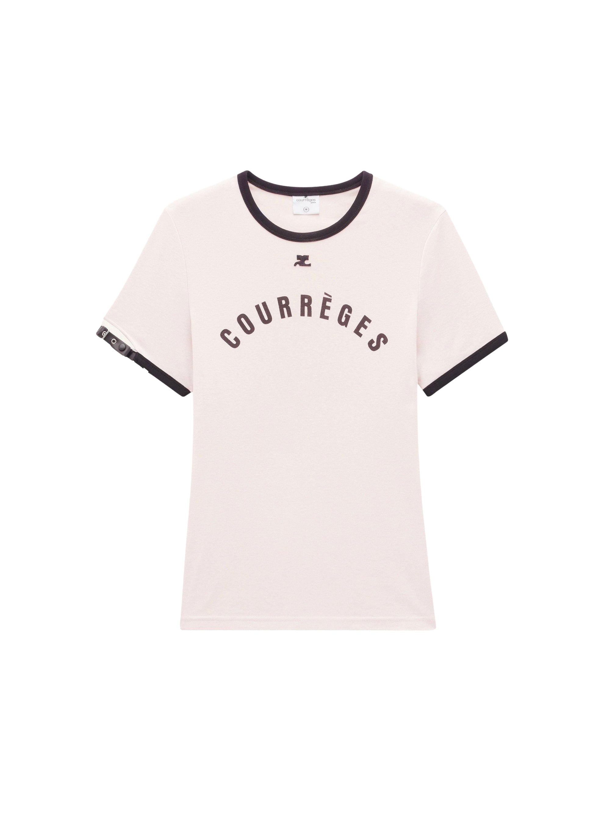 Buckle contrast printed T-Shirt - Lime Stone & Black