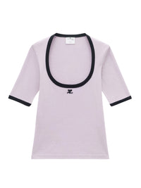 Holistic contrast T-Shirt - Smoke Grey & Black