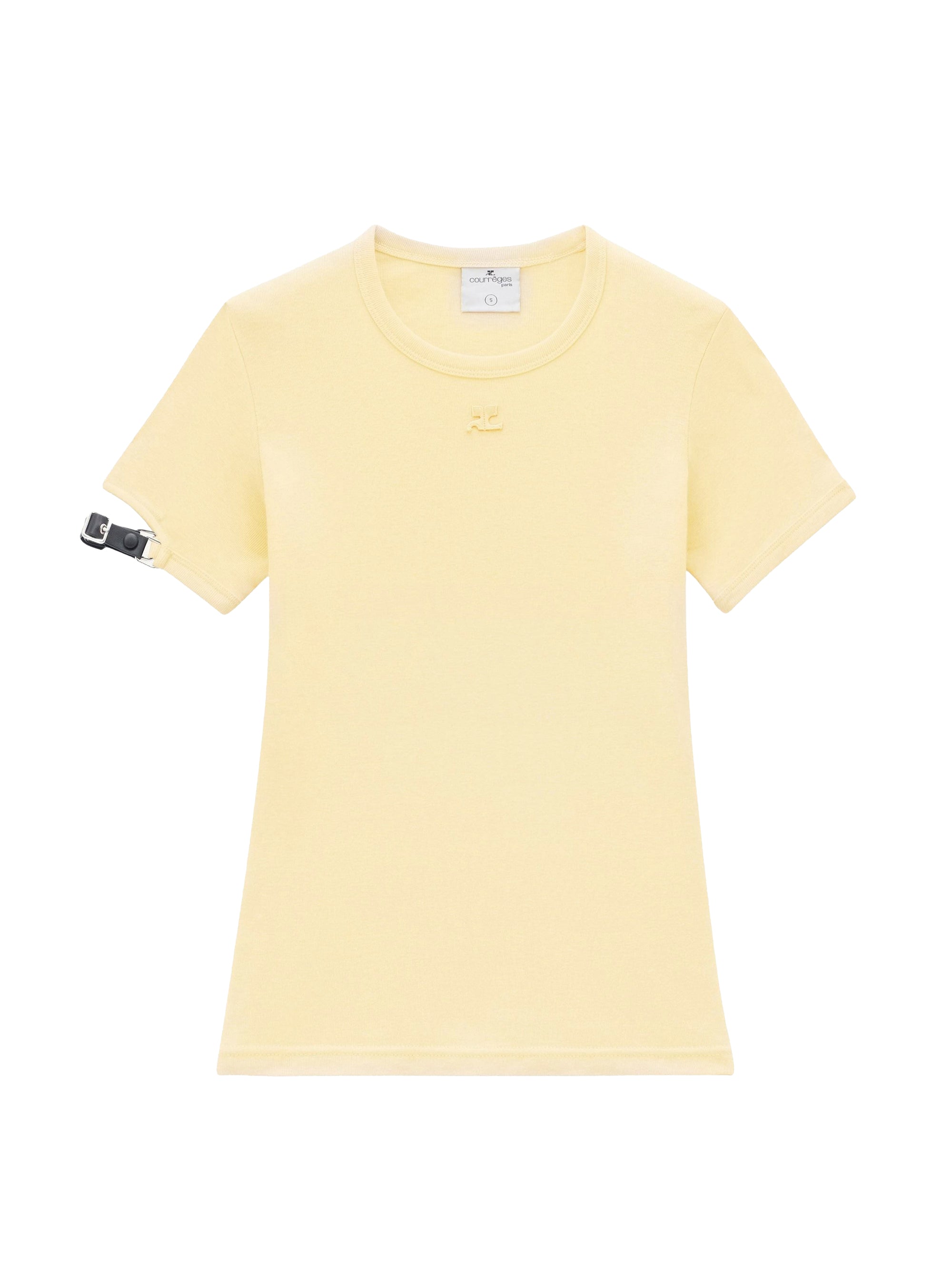Buckle contrast T-Shirt - Pollen