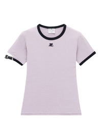 Buckle contrast T-Shirt - Smocked Grey & Black