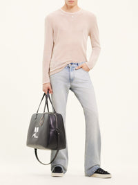 Mesh long sleeves T-Shirt - Sand
