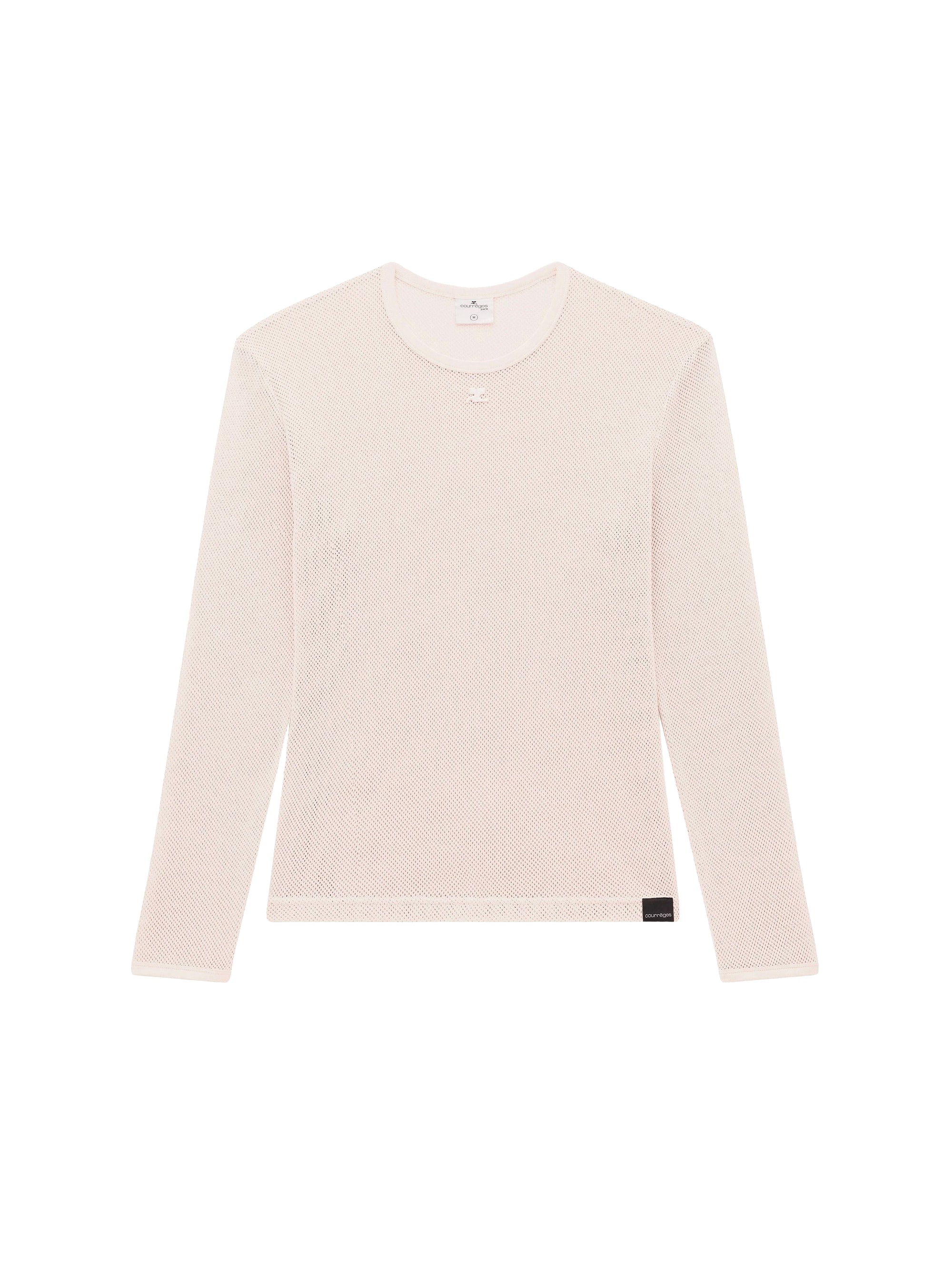 Mesh long sleeves T-Shirt - Sand